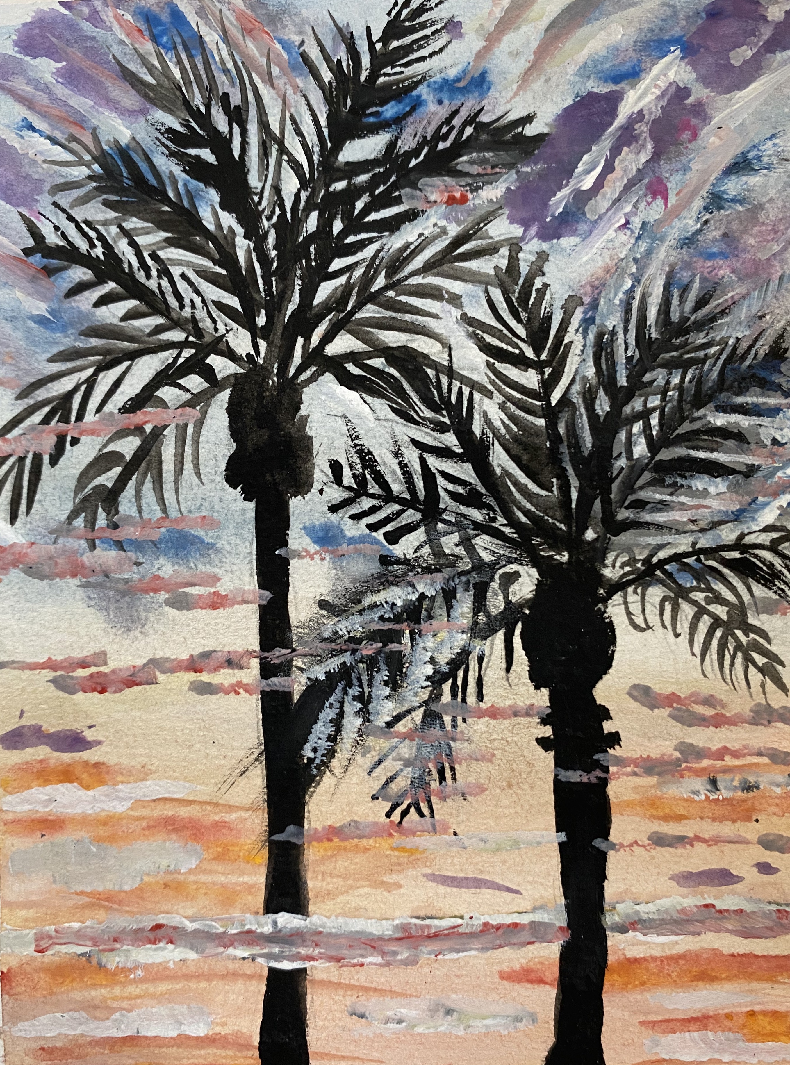 Evening Palms