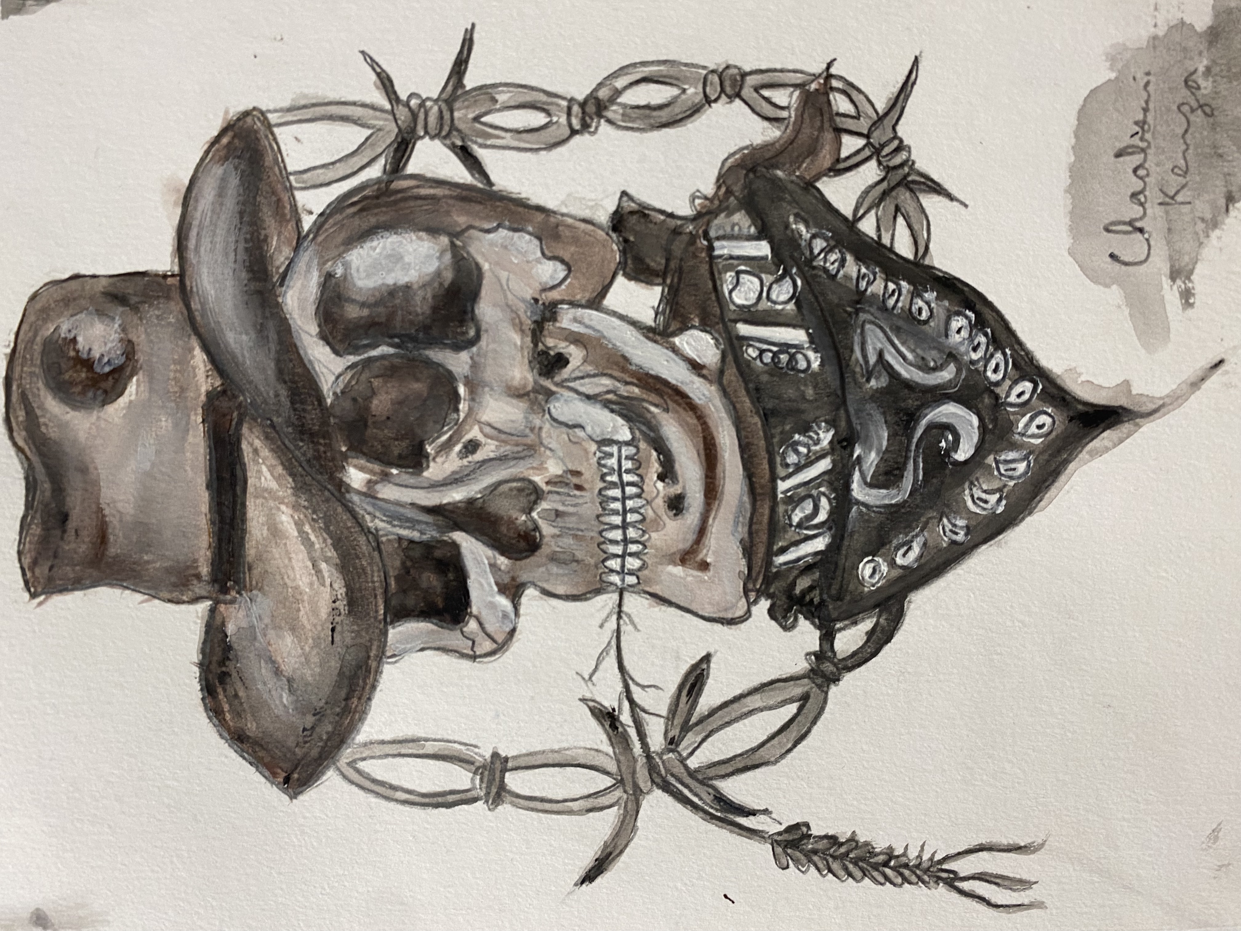 Skull With a Hat